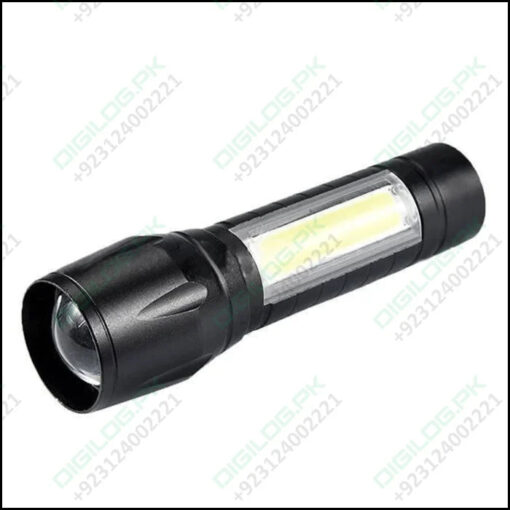 Portable Mini Telescopic Zoom Xpe Cob Led Main Light White