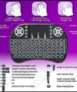 Portable Mini Wireless Keyboard Controller With Touchpad