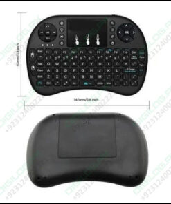 Portable Mini Wireless Keyboard Controller With Touchpad