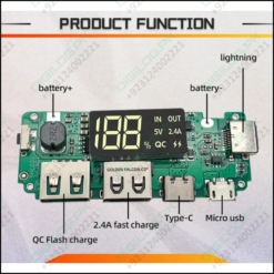 Power Bank Module For 18650 Cells And Lithium Polymer