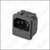 Power Socket 15a 250v Ac 3 Terminal With Fuse Holder