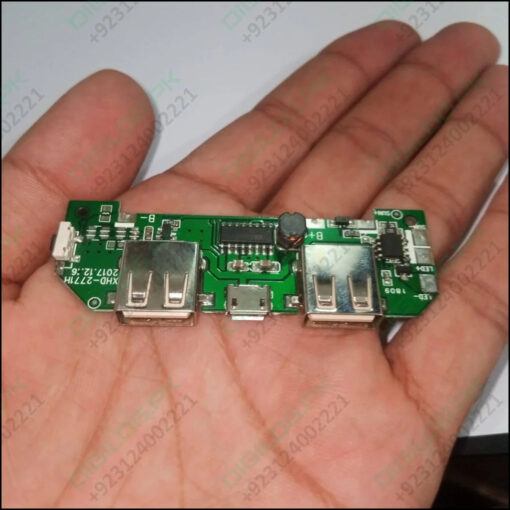 Pull Out 5v 2a Diy Power Bank Module With Emergency Light