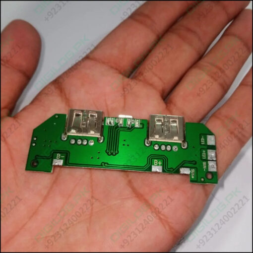 Pull Out 5v 2a Diy Power Bank Module With Emergency Light