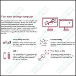 Raspberry Pi 4 8gb Ram Model b Quad Core Cpu 1.5ghz