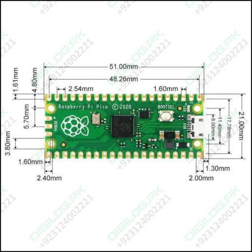 Raspberry Pi Pico Rp2040 Cheap Price In Pakistan