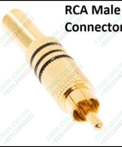 Rca Connector Gold Plated Male Plug Audio Video Adapter