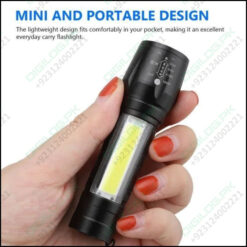 Rechargeable Cob Light Flashlight