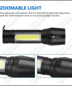 Rechargeable Cob Light Flashlight