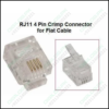 RJ11 4 pin Crimp Connector