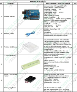 ROBOTIC CAR KIT Makers Space IT Lab Punjab Government