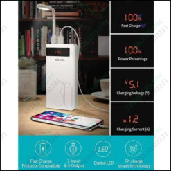 Romoss 30000mah 18w Type c Pd 3 Outputs Inputs Fast Charging