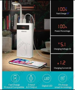 Romoss 30000mah 18w Type c Pd 3 Outputs Inputs Fast Charging