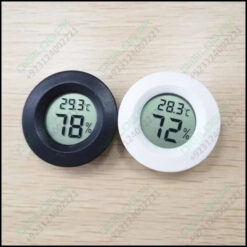 Round Lcd Hygrometer Thermometer Temperature Humidity Meter