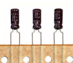 22uF 50V +105℃ Capacitors