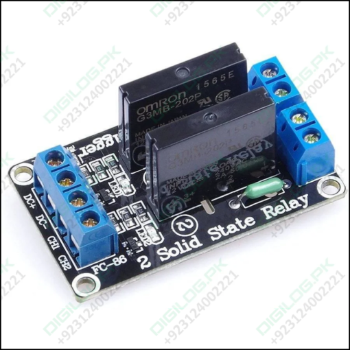 Solid State Relay Ssr Module 2 Channel For Arduino