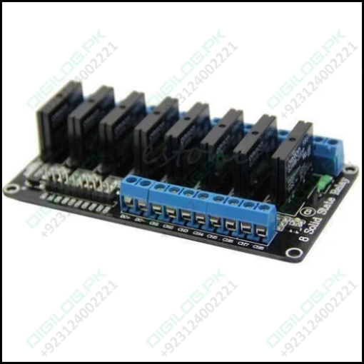 Solid State Relay Ssr Module 8 Channel 5v Omron For Arduino