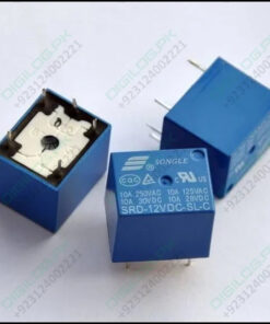 Spdt 12v 10amp 5 Pin Relay In Pakistan