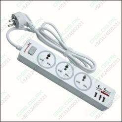 Speed X303pu Premium Portable Power Strip 3socket 3usb Port