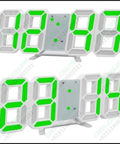 Stylish & Unique Electronic Desk Clock Vst-883-green