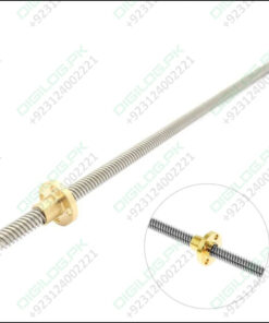 T8 T8x2 Lead Screw 1000mm 8mm Pitch 2mm Stainless Steel Rod