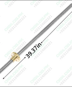 T8 T8x2 Lead Screw 1000mm 8mm Pitch 2mm Stainless Steel Rod