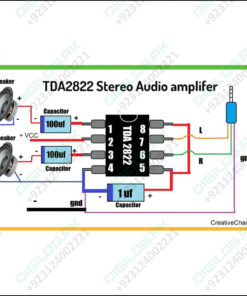 Tda2822 Dual Power Amplifier