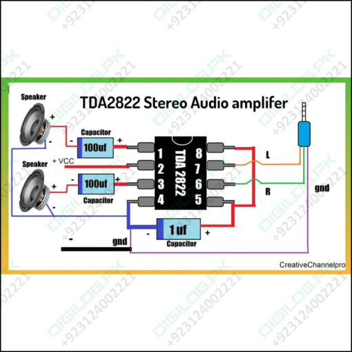 Tda2822 Dual Power Amplifier