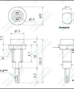 Tj-1-r 2mm Female Banana Connector