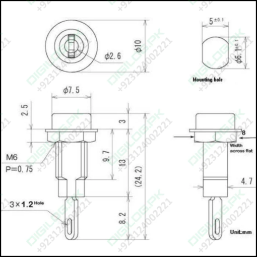 Tj-1-r 2mm Female Banana Connector