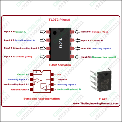 Tl072 Dual Low-noise Jfet-input General-purpose Operational