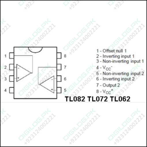 Tl072 Dual Low-noise Jfet-input General-purpose Operational