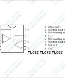 Tl082 Wide Bandwidth Dual Jfet Input Operational Amplifier