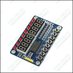 Tm1638 8 Digit 7 Segment Display With Led’s And Switches