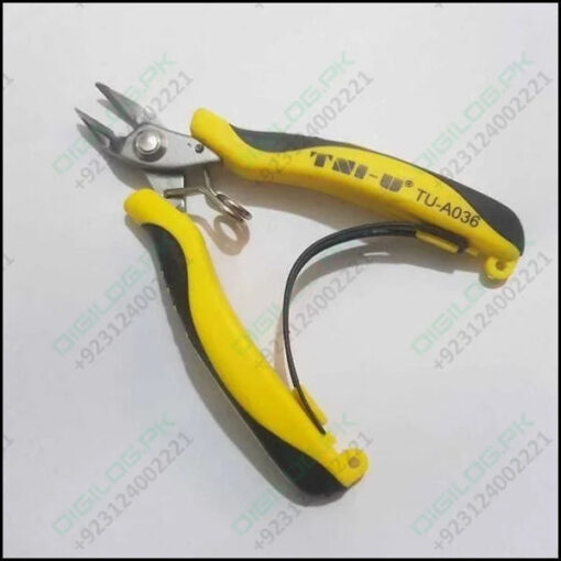 Tni-u Mini Ergonomic Palm Held Smart Locking Pliers Cutter