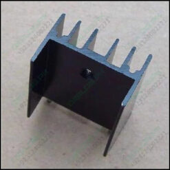 To3p Black And Silver Heat Sink