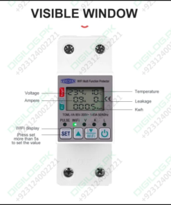 Tomzn Toml-va 63 Wifi Breaker Meter Switch Voltage Protector