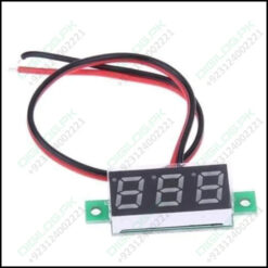 Two Wire 0.28 Inch Led Mini Dc Voltmeter Digital Display