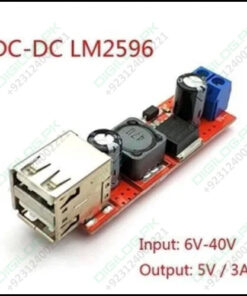 Vehicle Battery Charger 3a Dual Usb Output Lm2596 Buck