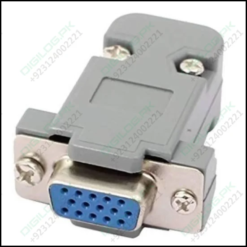 Vga Connector With Cover Type a Female Db-15