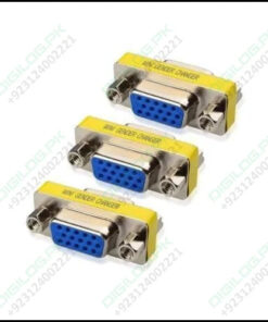 Vga Mini Gender Changer Hd15 Female To Coupler Cable Adapter