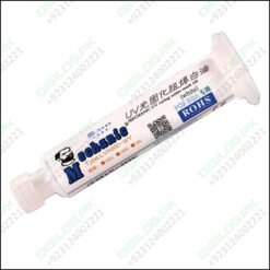 White Mechanic UV Curable 10cc Solder Mask Ink PCB Fixing