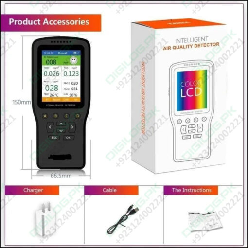 Wp6930s Air Quality Detector Laser Pm2.5 Pm10 Pm1.0 Meter In