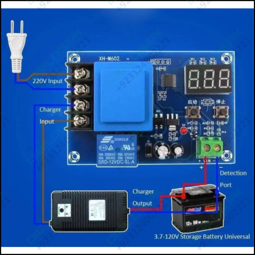 Xh-m602 Programable Battery Charging Control Module - Charge