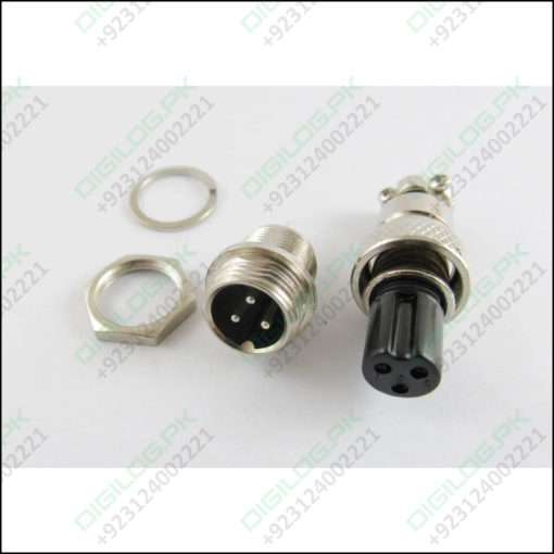 Xlr 3 Pin Cable Connector 16mm Chassis Mount 3pin Plug