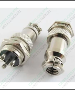 Xlr 3 Pin Cable Connector 16mm Chassis Mount 3pin Plug