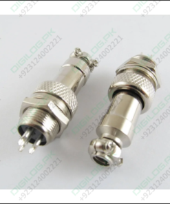 Xlr 3 Pins 12mm Audio Cable Connector Chassis Mount Pin Plug