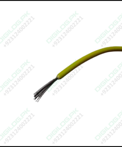 Yellow 1m Solderable Wire Hard Wires For Wiring Jumper Cable