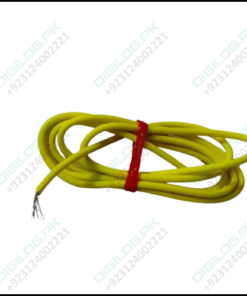 Yellow 1m Solderable Wire Hard Wires For Wiring Jumper Cable