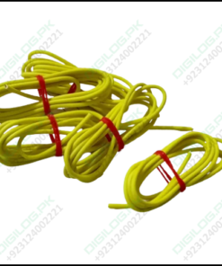 Yellow 1m Solderable Wire Hard Wires For Wiring Jumper Cable