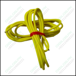 Yellow 1m Solderable Wire Hard Wires For Wiring Jumper Cable